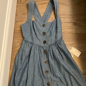 Brand new summery Jean dress with stags - super cute dress!!!!!